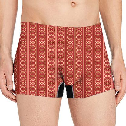 Vintage Japanese Pattern Print Men's Boxer Briefs