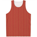 Vintage Japanese Pattern Print Men's Tank Top