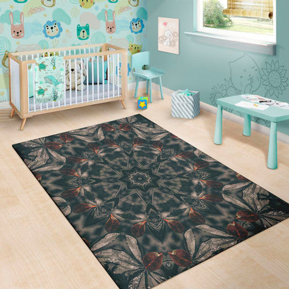 Vintage Kaleidoscope Print Area Rug