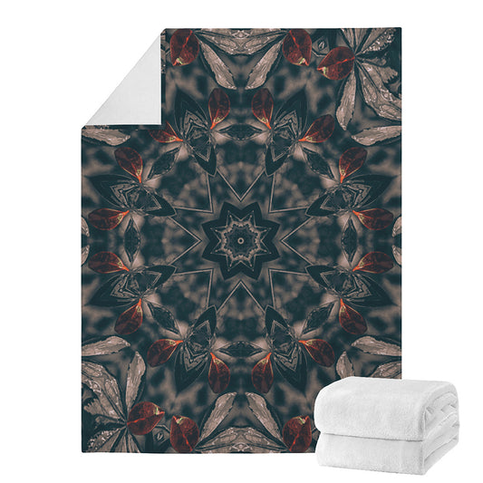 Vintage Kaleidoscope Print Blanket