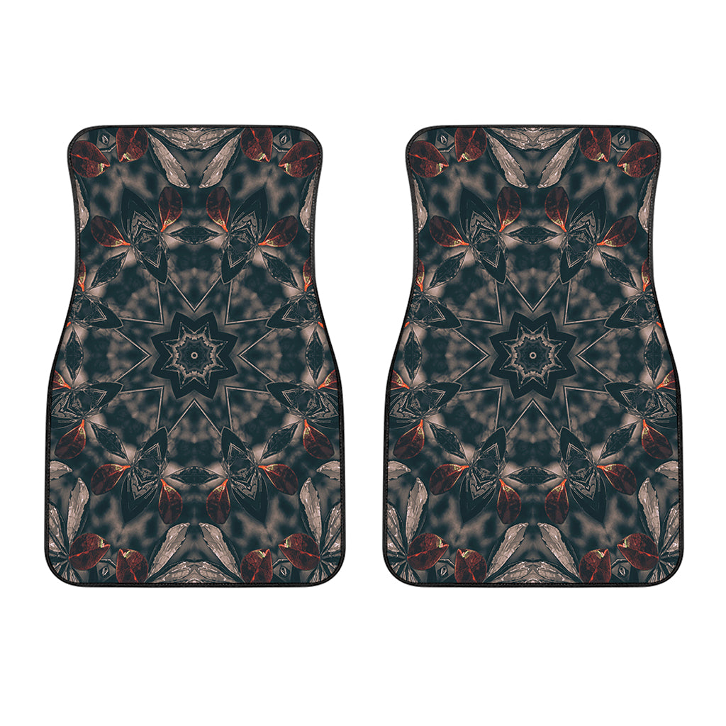 Vintage Kaleidoscope Print Front Car Floor Mats