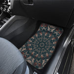 Vintage Kaleidoscope Print Front Car Floor Mats