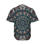 Vintage Kaleidoscope Print Men's Baseball Jersey