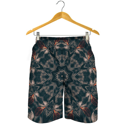 Vintage Kaleidoscope Print Men's Shorts