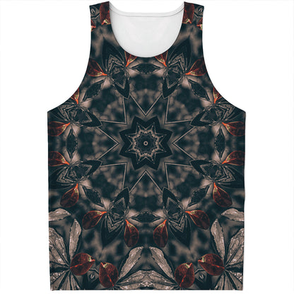 Vintage Kaleidoscope Print Men's Tank Top