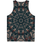 Vintage Kaleidoscope Print Men's Tank Top