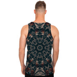 Vintage Kaleidoscope Print Men's Tank Top
