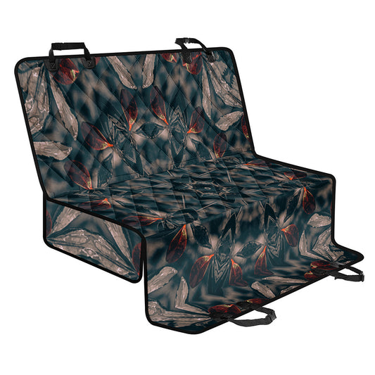 Vintage Kaleidoscope Print Pet Car Back Seat Cover