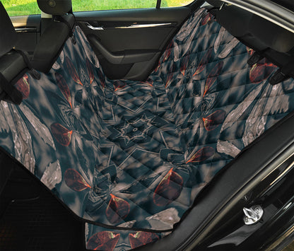 Vintage Kaleidoscope Print Pet Car Back Seat Cover