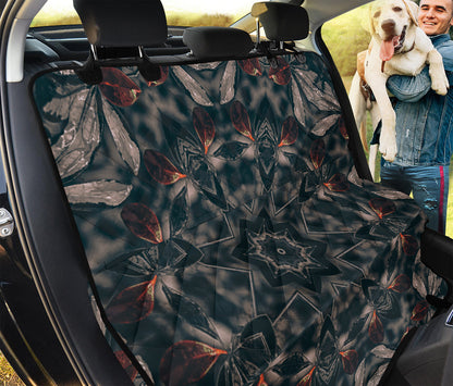 Vintage Kaleidoscope Print Pet Car Back Seat Cover