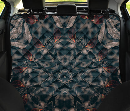 Vintage Kaleidoscope Print Pet Car Back Seat Cover