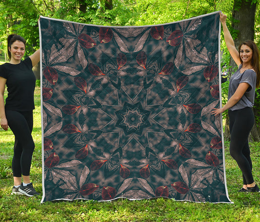 Vintage Kaleidoscope Print Quilt