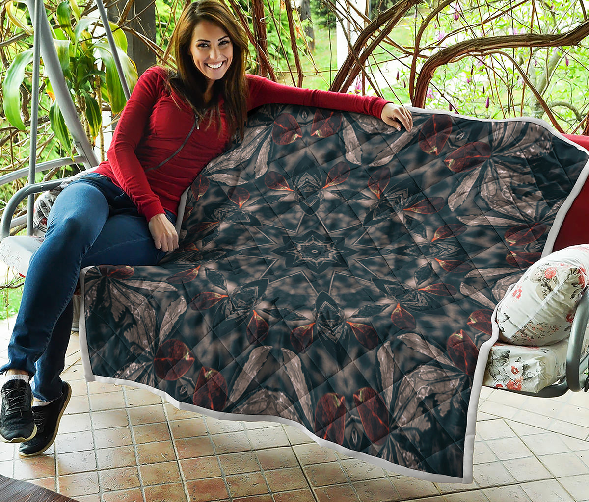 Vintage Kaleidoscope Print Quilt