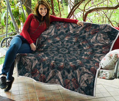 Vintage Kaleidoscope Print Quilt