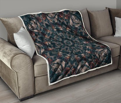 Vintage Kaleidoscope Print Quilt