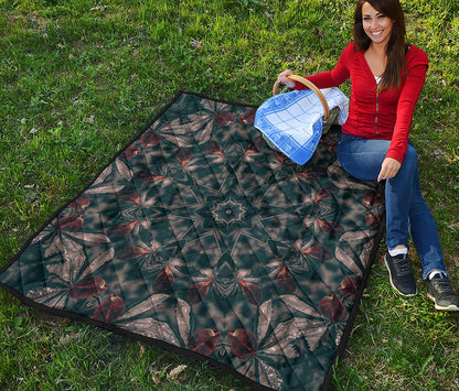 Vintage Kaleidoscope Print Quilt