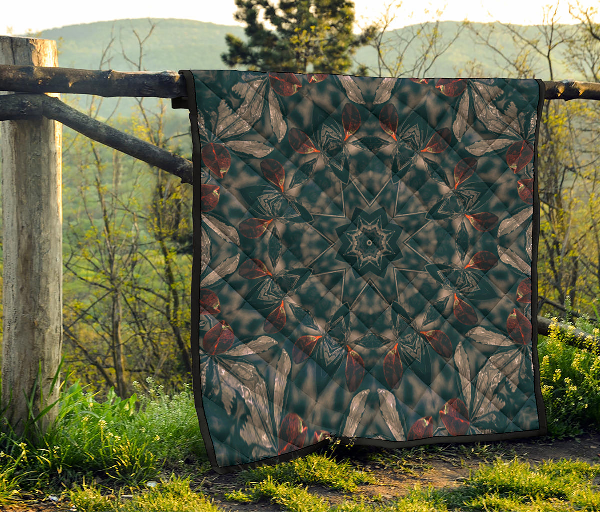 Vintage Kaleidoscope Print Quilt