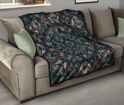 Vintage Kaleidoscope Print Quilt