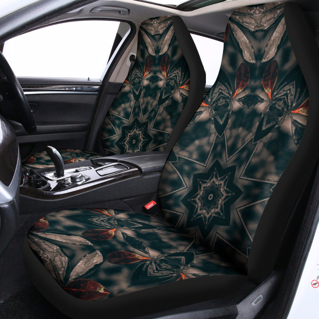 Vintage Kaleidoscope Print Universal Fit Car Seat Covers