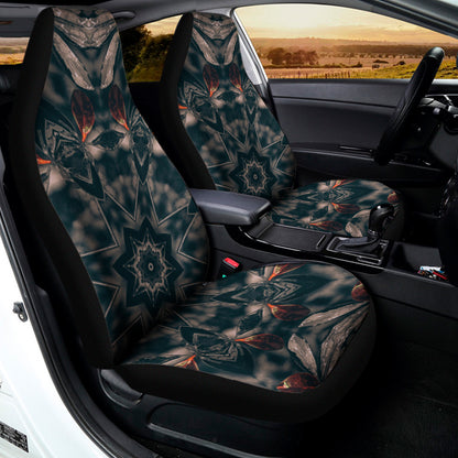 Vintage Kaleidoscope Print Universal Fit Car Seat Covers