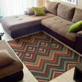 Vintage Knitted Pattern Print Floor Mat