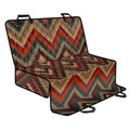 Vintage Knitted Pattern Print Pet Car Back Seat Cover
