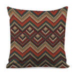 Vintage Knitted Pattern Print Pillow Cover