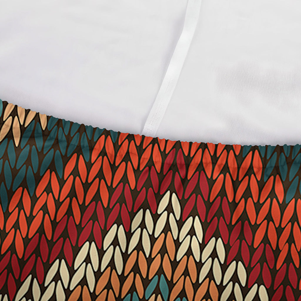 Vintage Knitted Pattern Print Sofa Cover