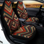 Vintage Knitted Pattern Print Universal Fit Car Seat Covers