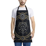 Vintage Leo Zodiac Sign Print Apron