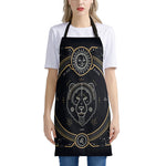 Vintage Leo Zodiac Sign Print Apron