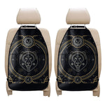 Vintage Leo Zodiac Sign Print Car Seat Organizers