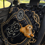 Vintage Leo Zodiac Sign Print Pet Car Back Seat Cover