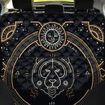 Vintage Leo Zodiac Sign Print Pet Car Back Seat Cover