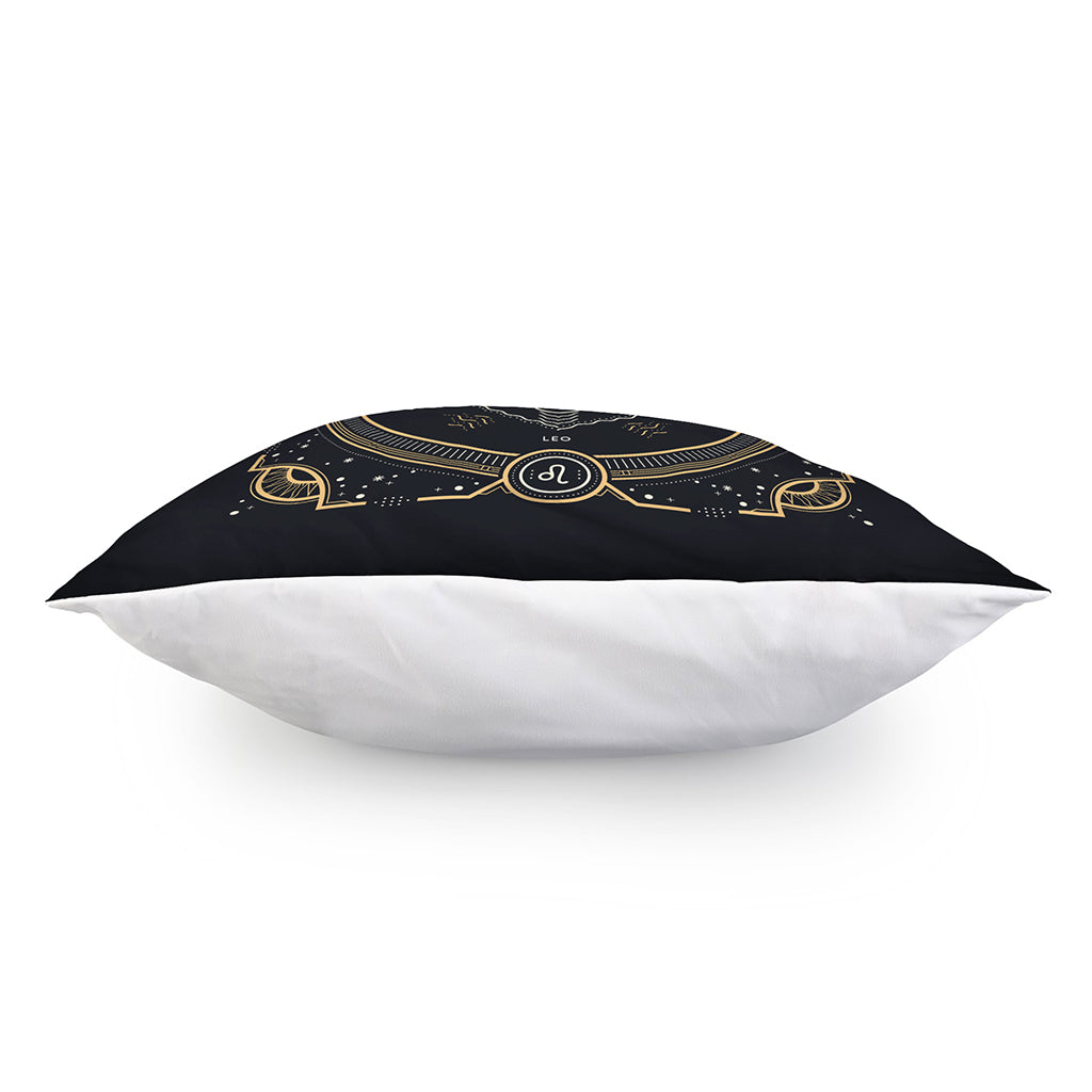 Vintage Leo Zodiac Sign Print Pillow Cover