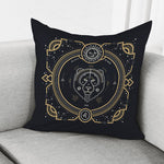 Vintage Leo Zodiac Sign Print Pillow Cover