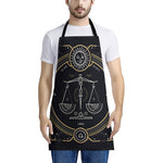 Vintage Libra Zodiac Sign Print Apron