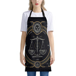 Vintage Libra Zodiac Sign Print Apron