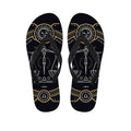 Vintage Libra Zodiac Sign Print Flip Flops