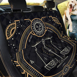 Vintage Libra Zodiac Sign Print Pet Car Back Seat Cover