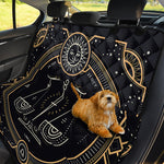 Vintage Libra Zodiac Sign Print Pet Car Back Seat Cover
