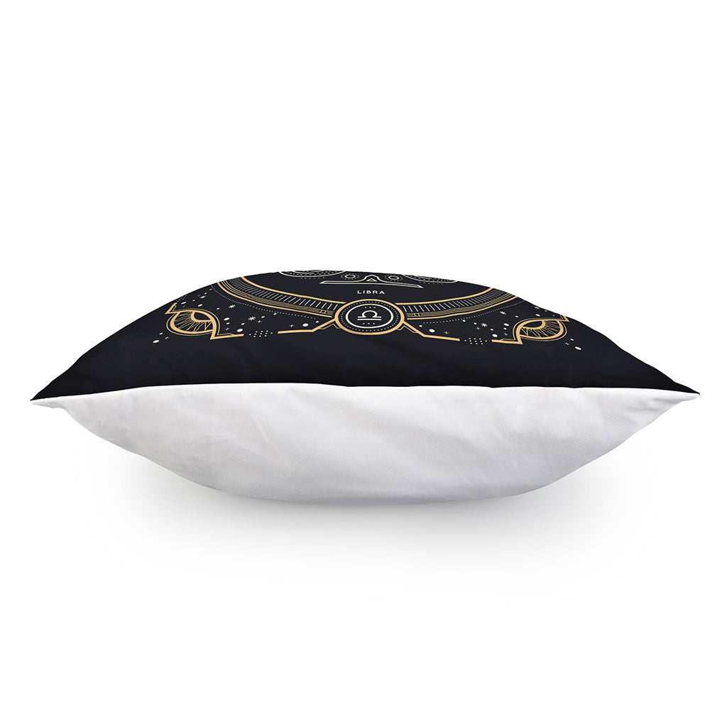 Vintage Libra Zodiac Sign Print Pillow Cover
