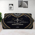 Vintage Libra Zodiac Sign Print Sofa Cover