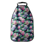 Vintage Lotus Floral Print Car Seat Organizers