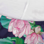Vintage Lotus Floral Print Sofa Cover