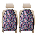 Vintage Lotus Flower Print Car Seat Organizers