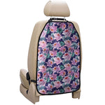 Vintage Lotus Flower Print Car Seat Organizers