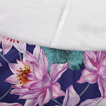 Vintage Lotus Flower Print Sofa Cover