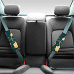 Vintage Lotus Pattern Print Car Seat Belt Covers