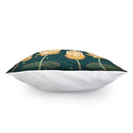 Vintage Lotus Pattern Print Pillow Cover